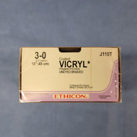 Ethicon Coated Vicryl 3-0 Absorbable Suture J110T