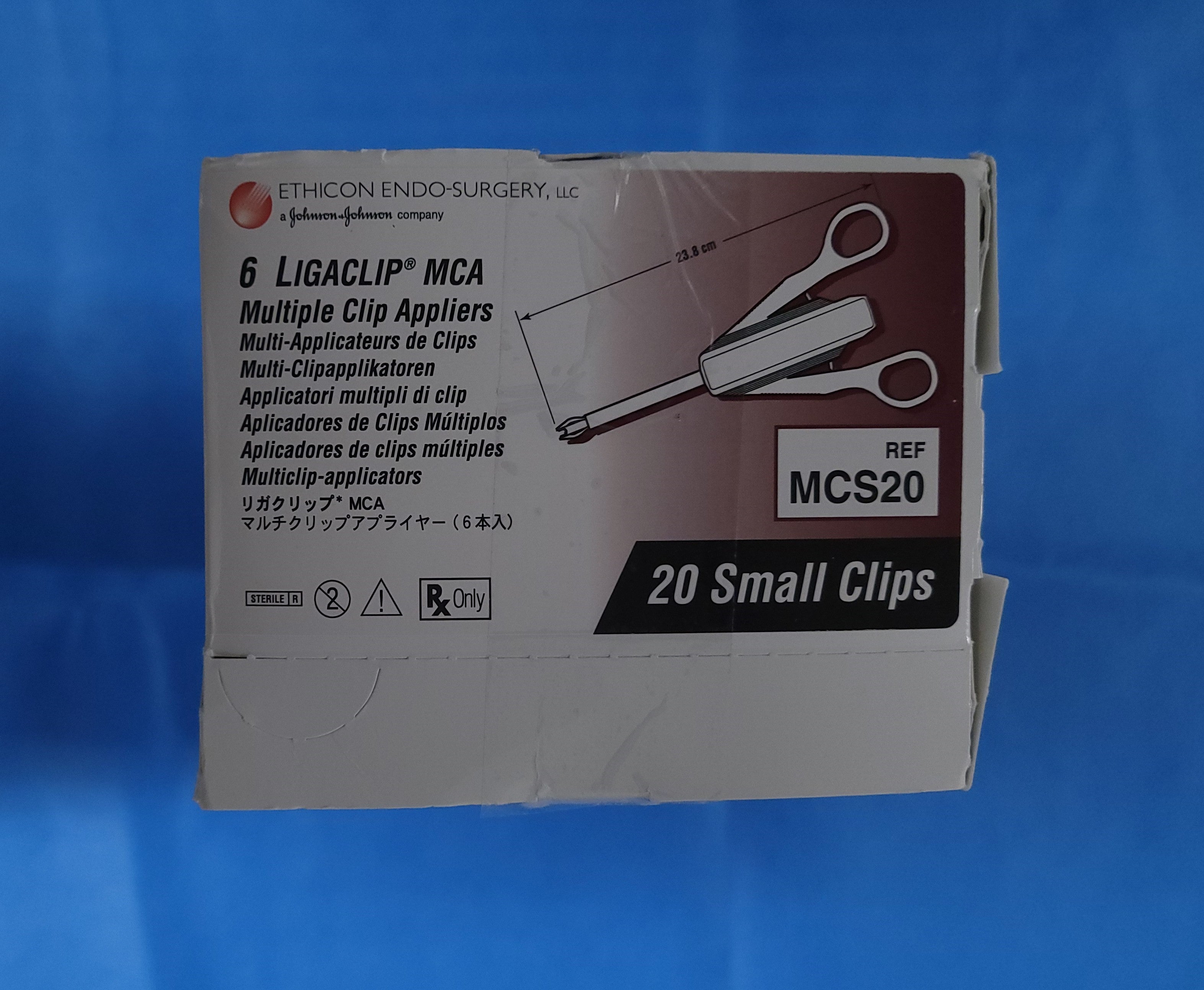 ETHICON LIGACLIP MCA Multiple Clip Applier MCS20 (box of 6)