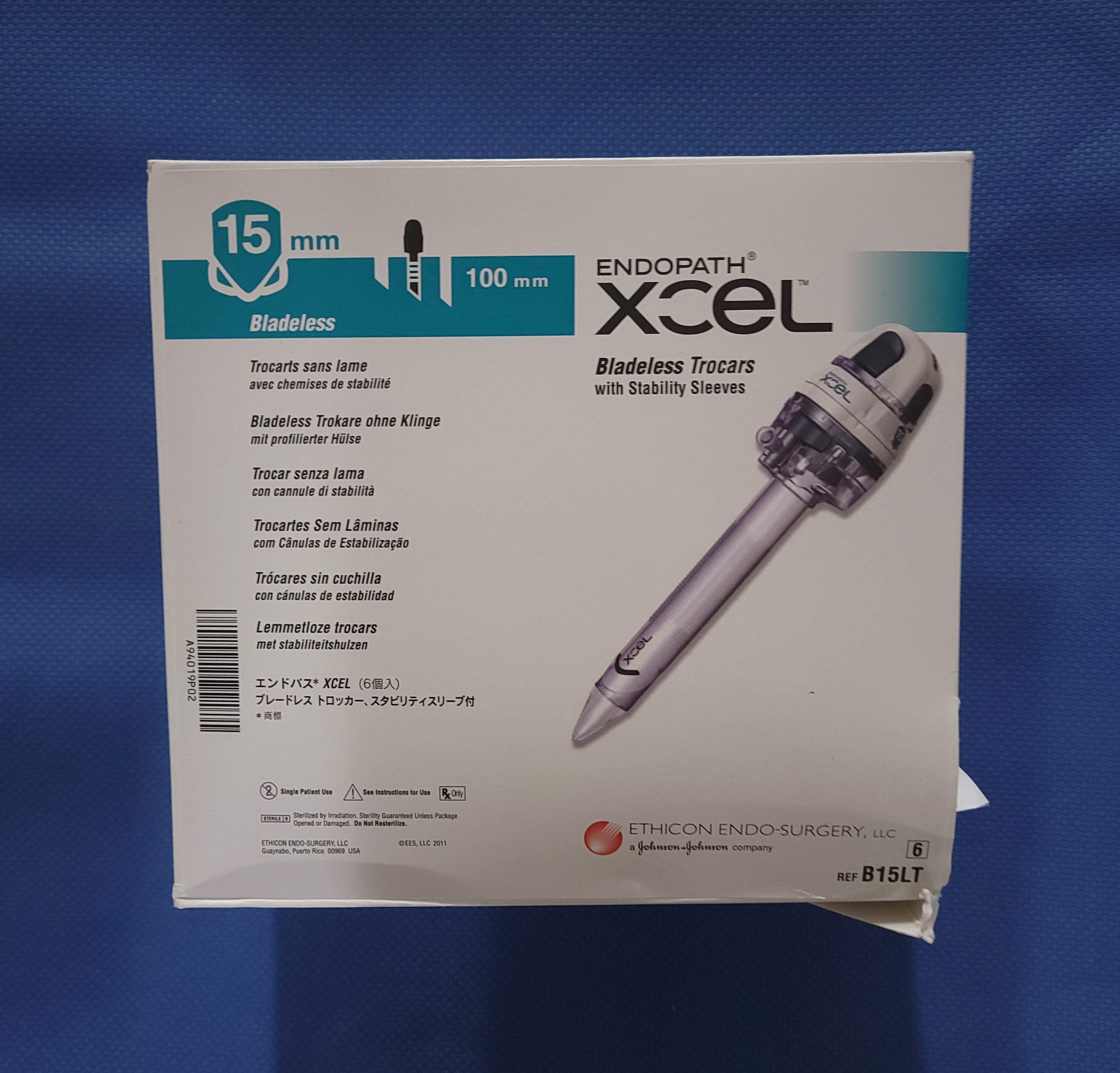 ETHICON Endopath XCEL Bladless Trocars B15LT (box of 6) – BKMedStore