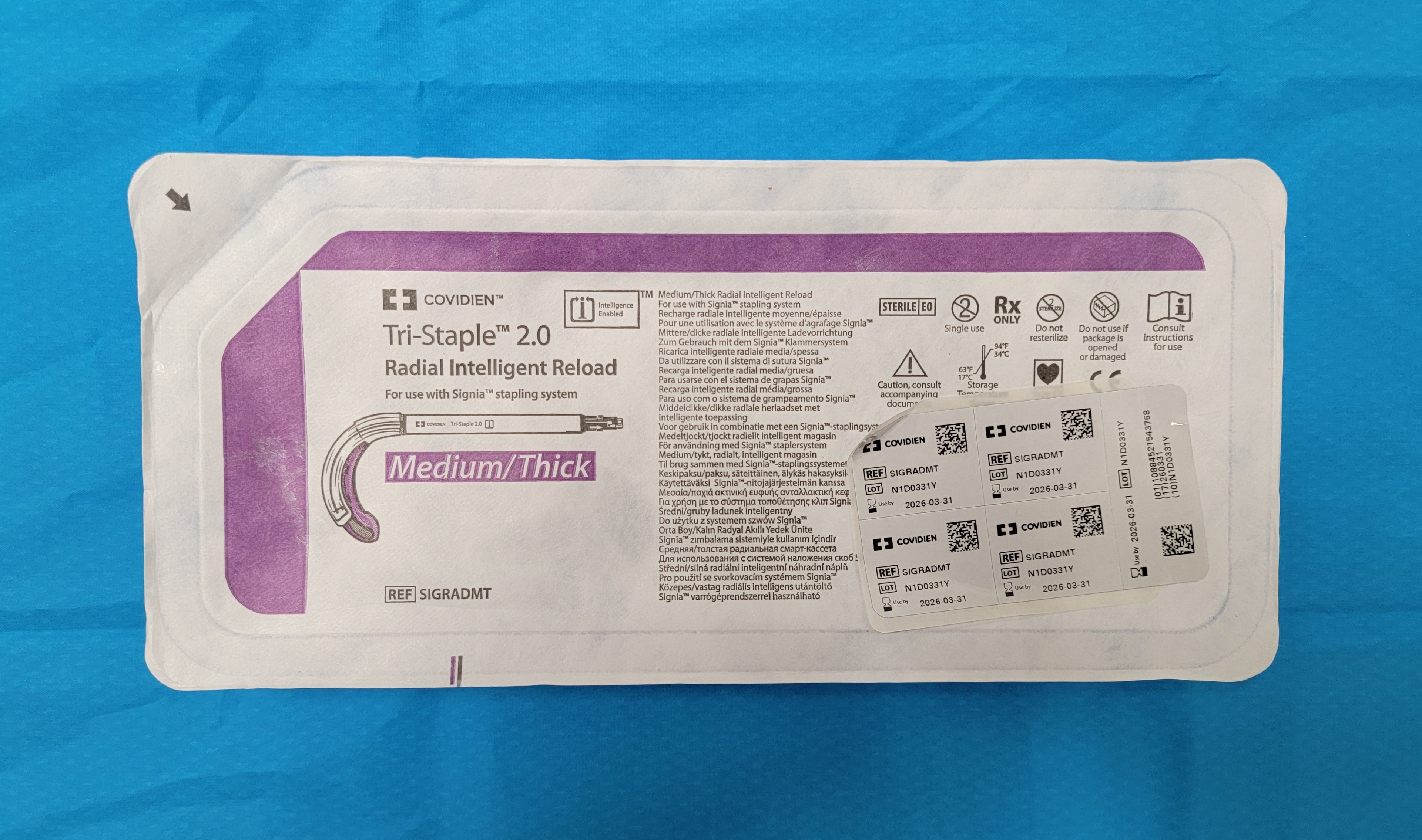 COVIDIEN Tri-Staple 2.0 Purple Radial Intelligent SIGRADMT