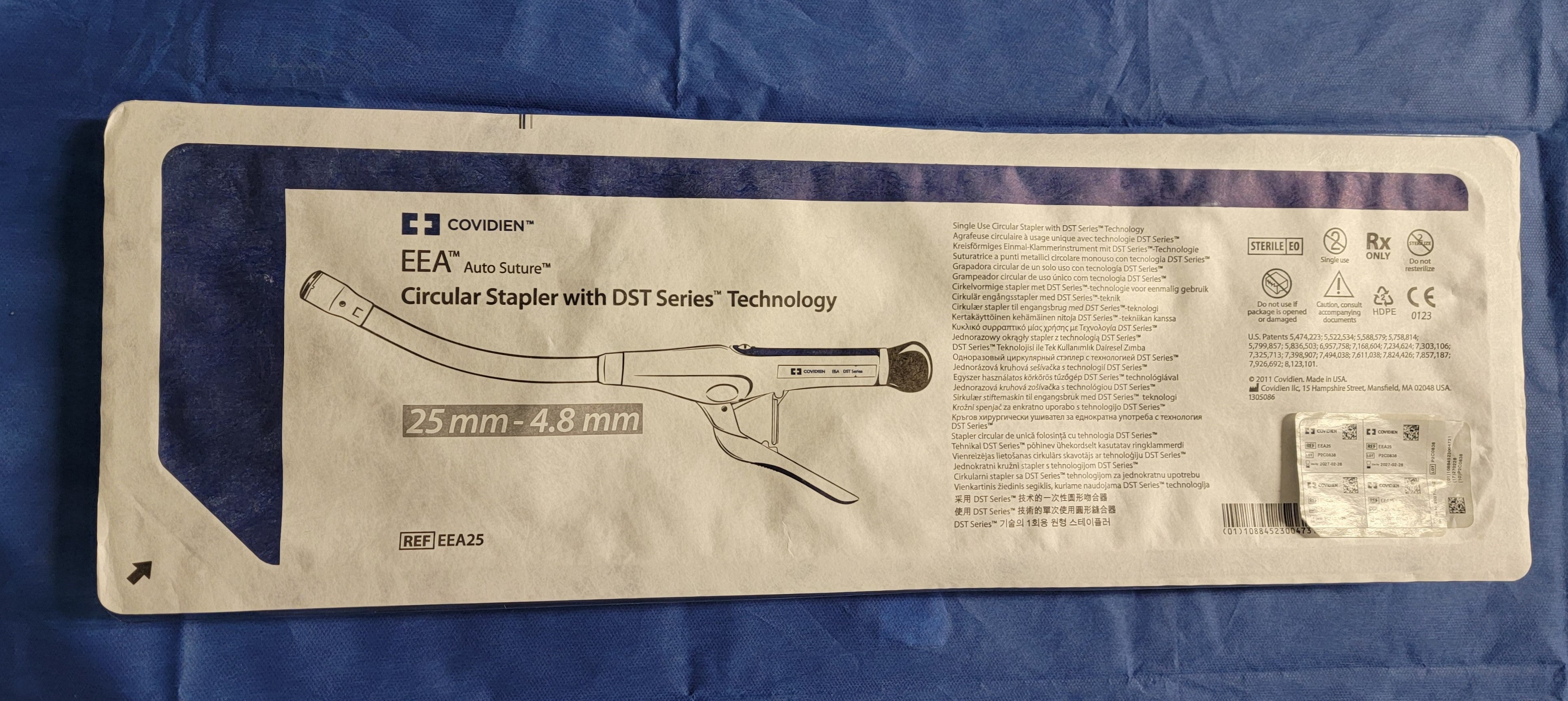 COVIDIEN EEA Circular Stapler with DST EEA25