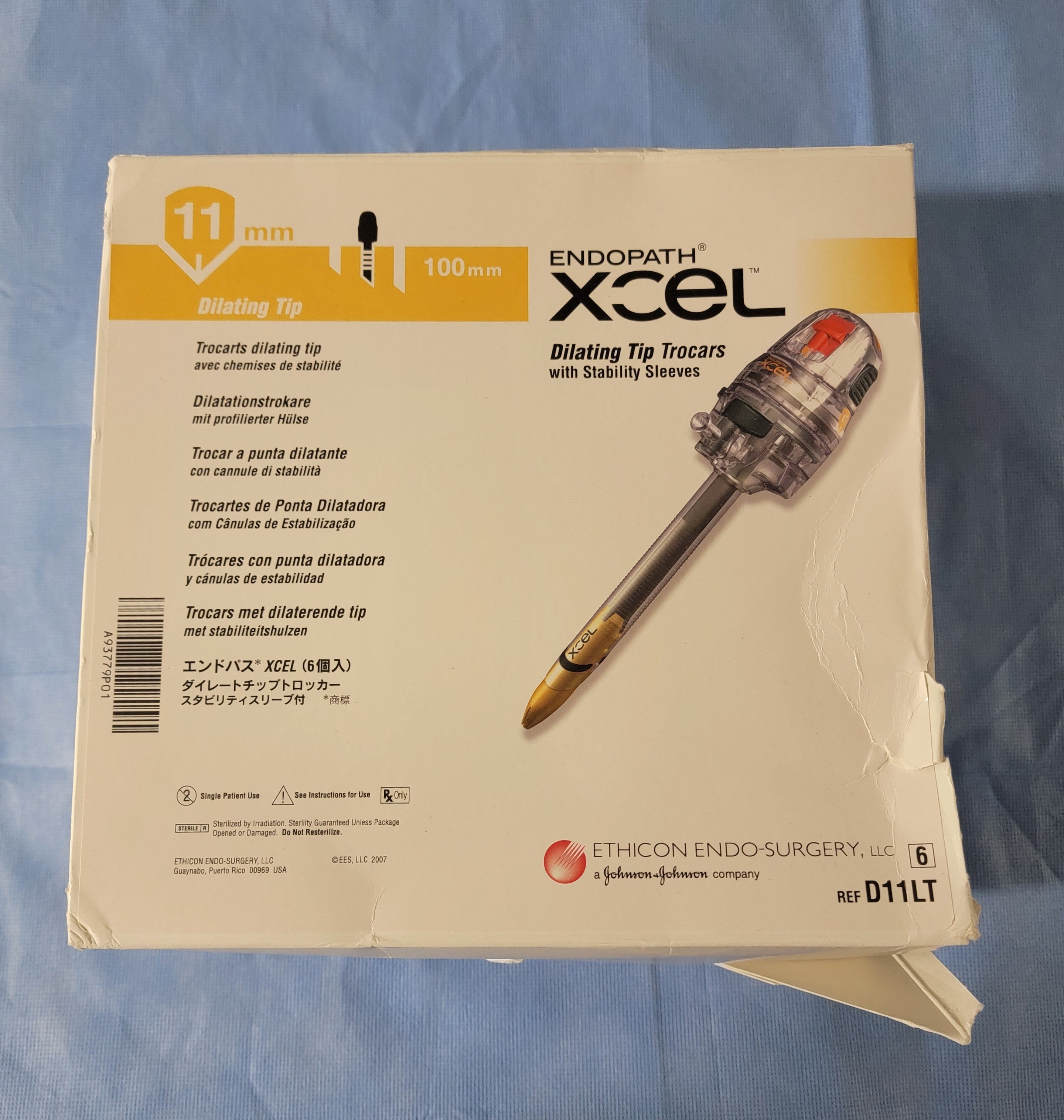 Endopath Ethicon Endo-Surgery ENDOPATH XCEL D11LT (box of 6) – BKMedStore
