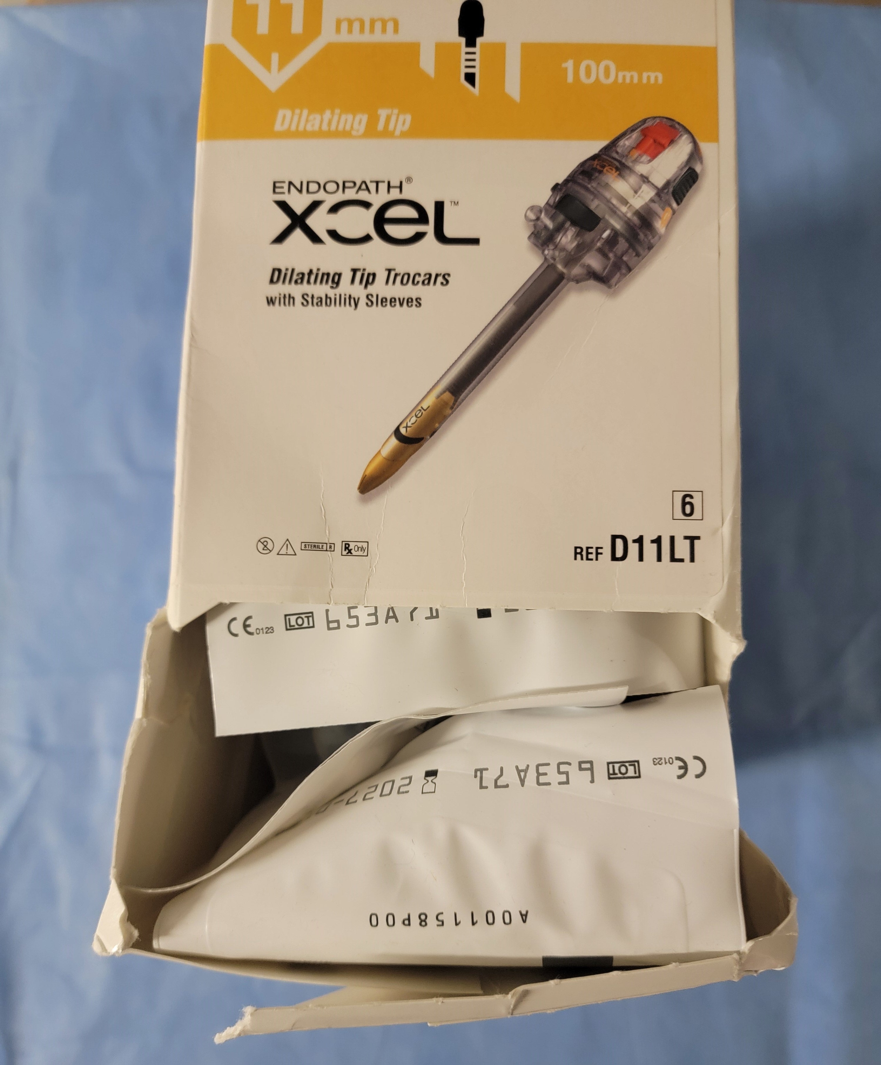 Ethicon Endo-Surgery ENDOPATH XCEL D11LT (box of 6)