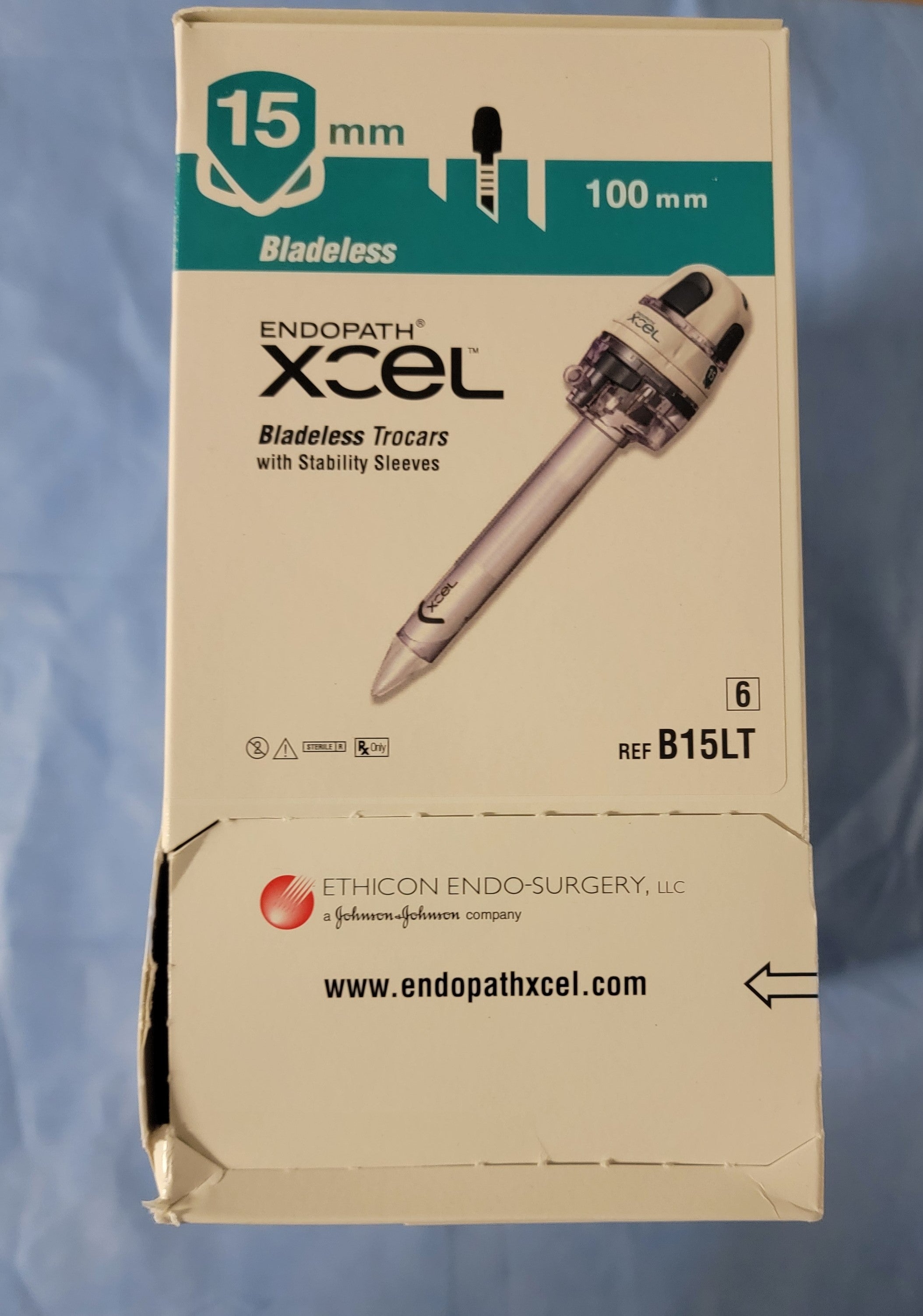 ETHICON Endopath XCEL Bladless Trocars B15LT (box of 6)