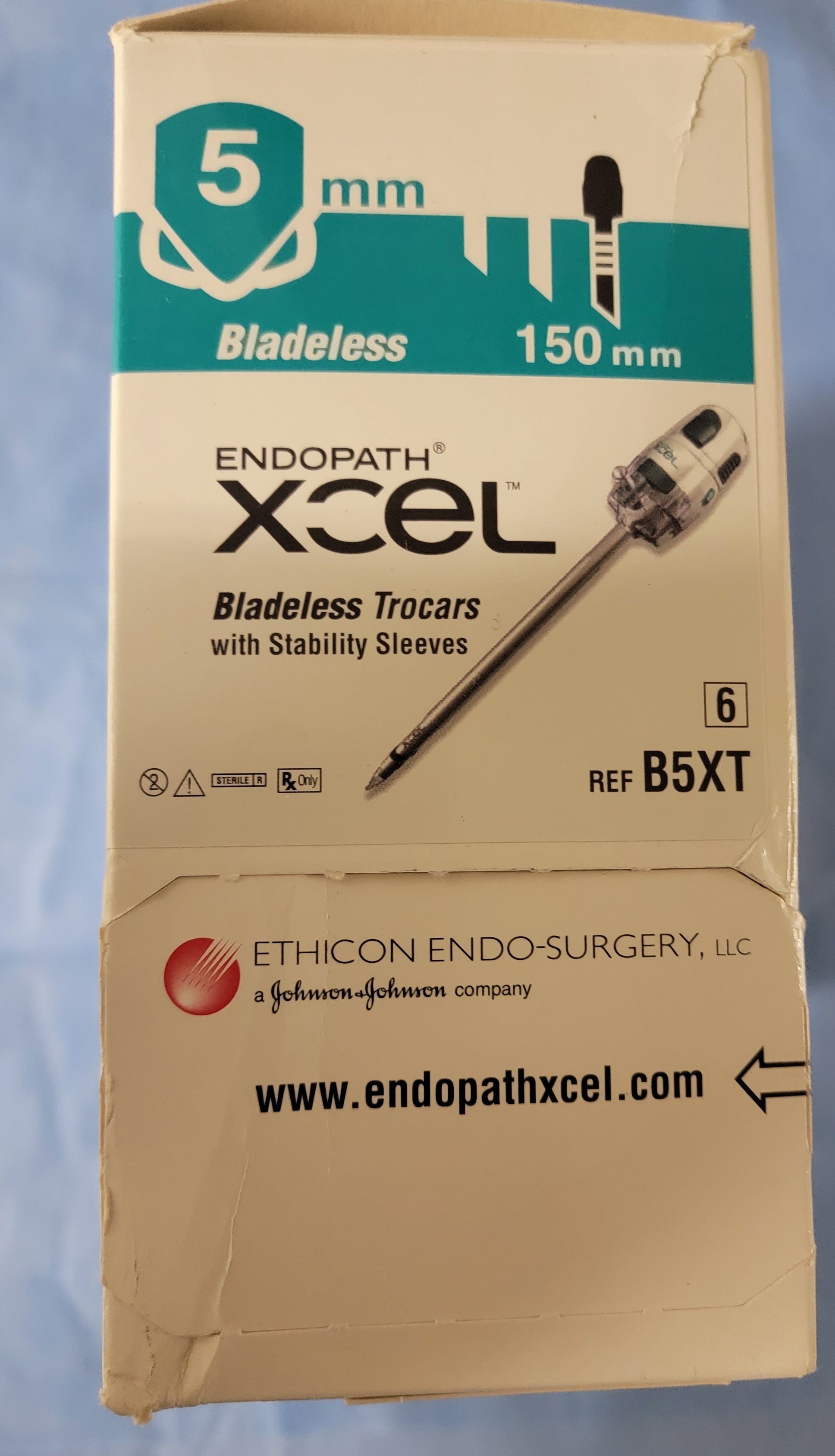 Ethicon Endo-Surgery ENDOPATH XCEL B5XT (box of 6)