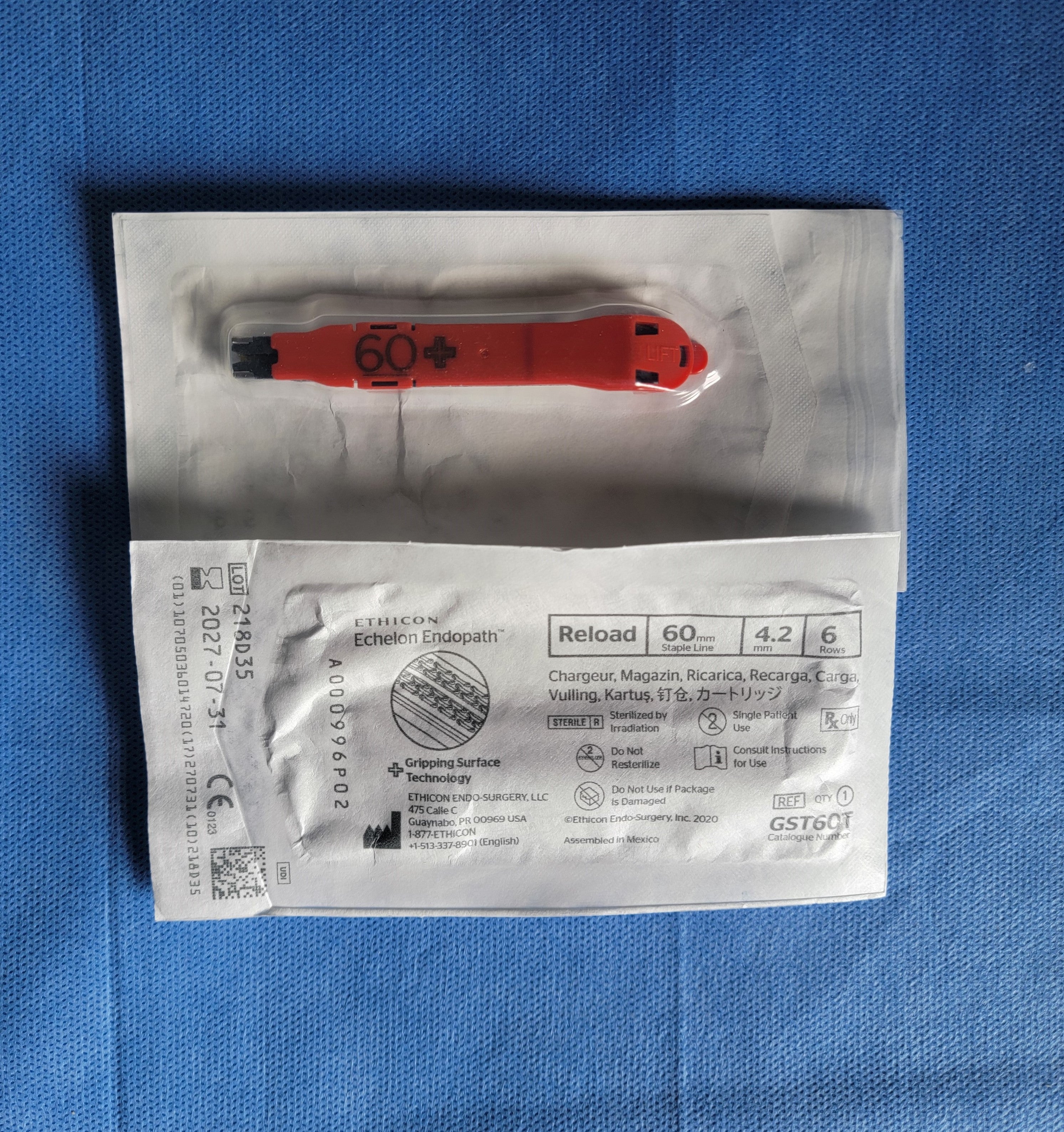 Ethicon Endo-Surgery GST60T Echelon Endopath (03/2027)