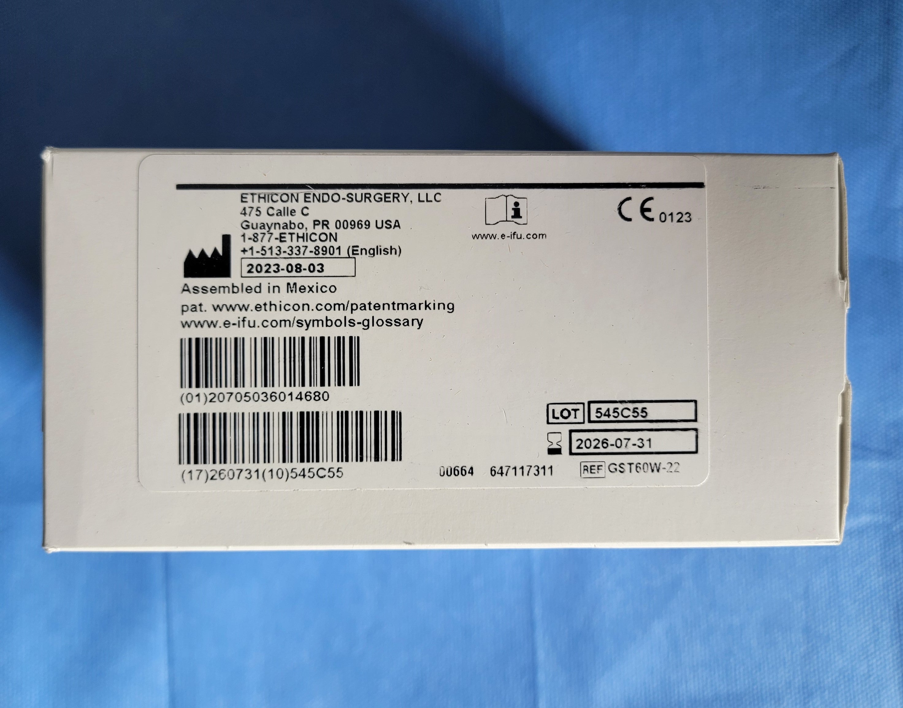 Ethicon Endo-Surgery GST60W Echelon Endopath (07/2026)