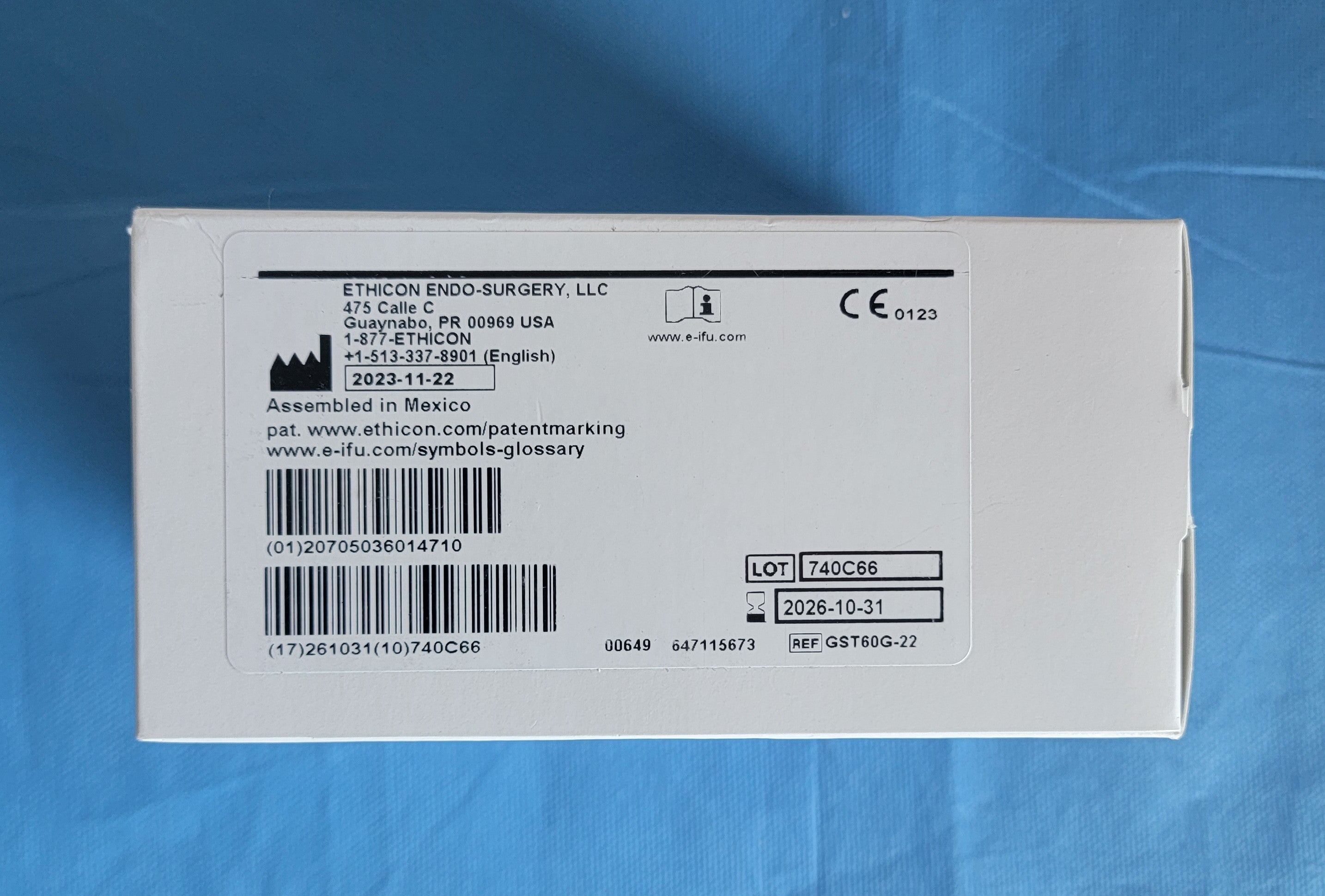 Ethicon Endo-Surgery GST60G Echelon Endopath (one box of 12)