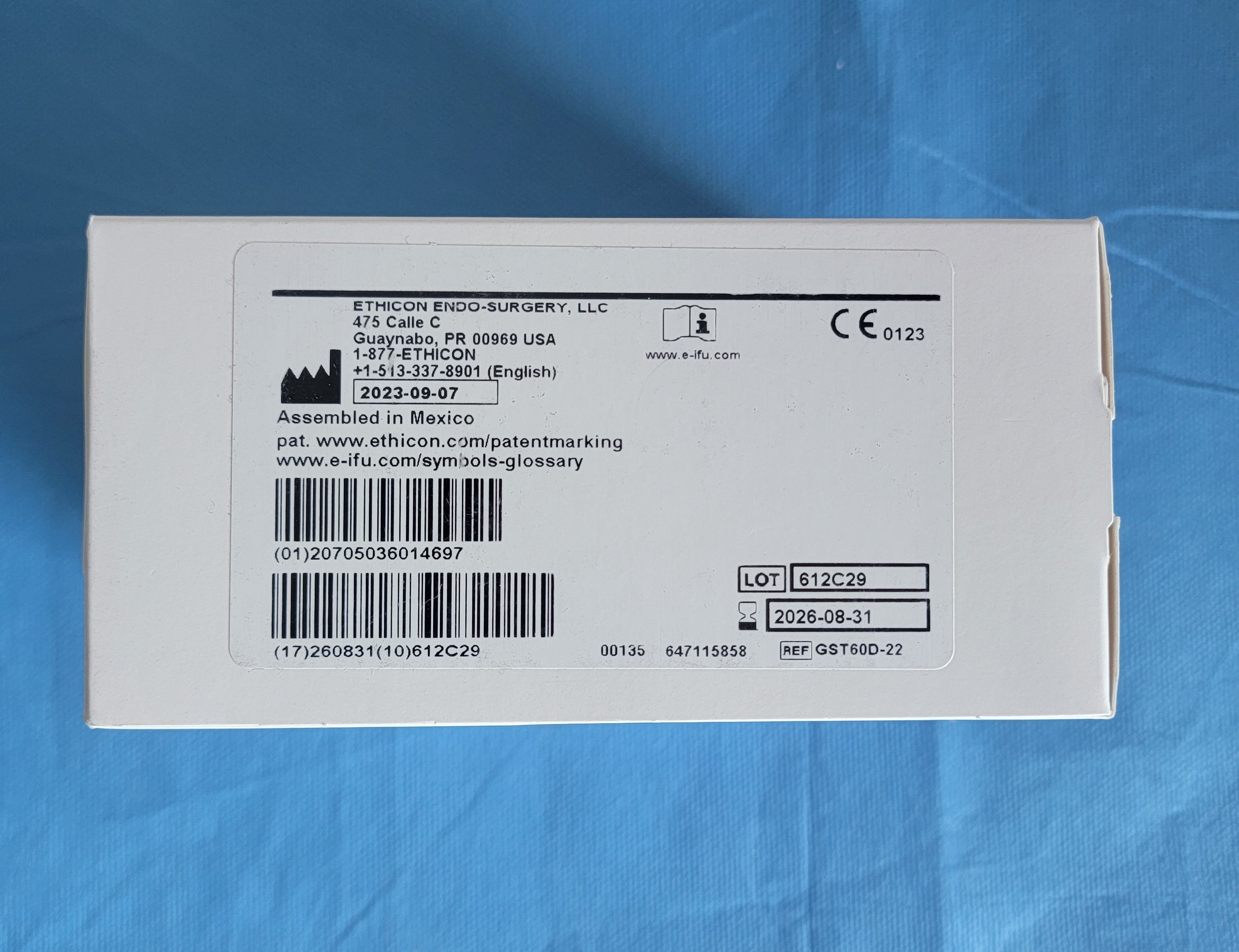 Ethicon Endo-Surgery GST60D Echelon Endopath (one box of 12)