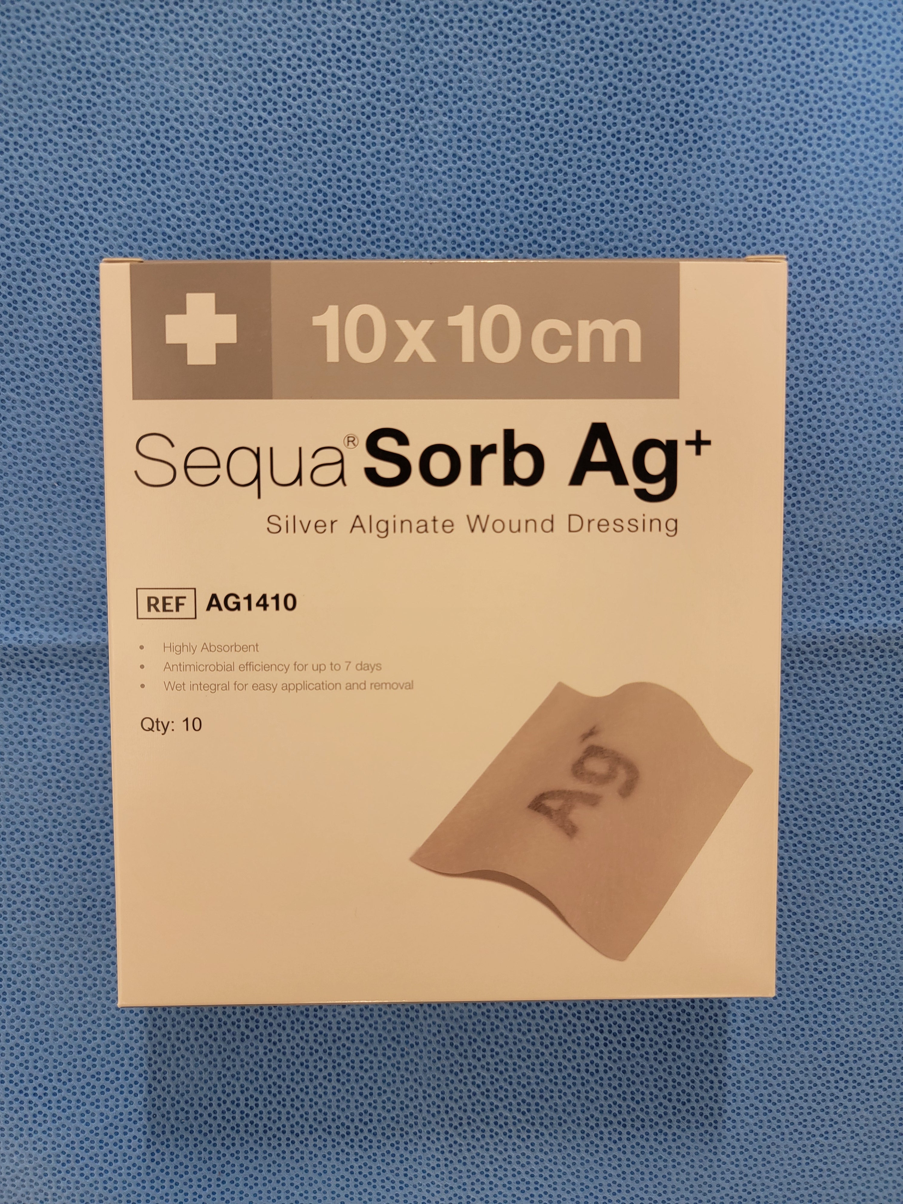 SequaSorb Ag+ 4in x 4in Silver Alginate Wound Dressing – BKMedStore