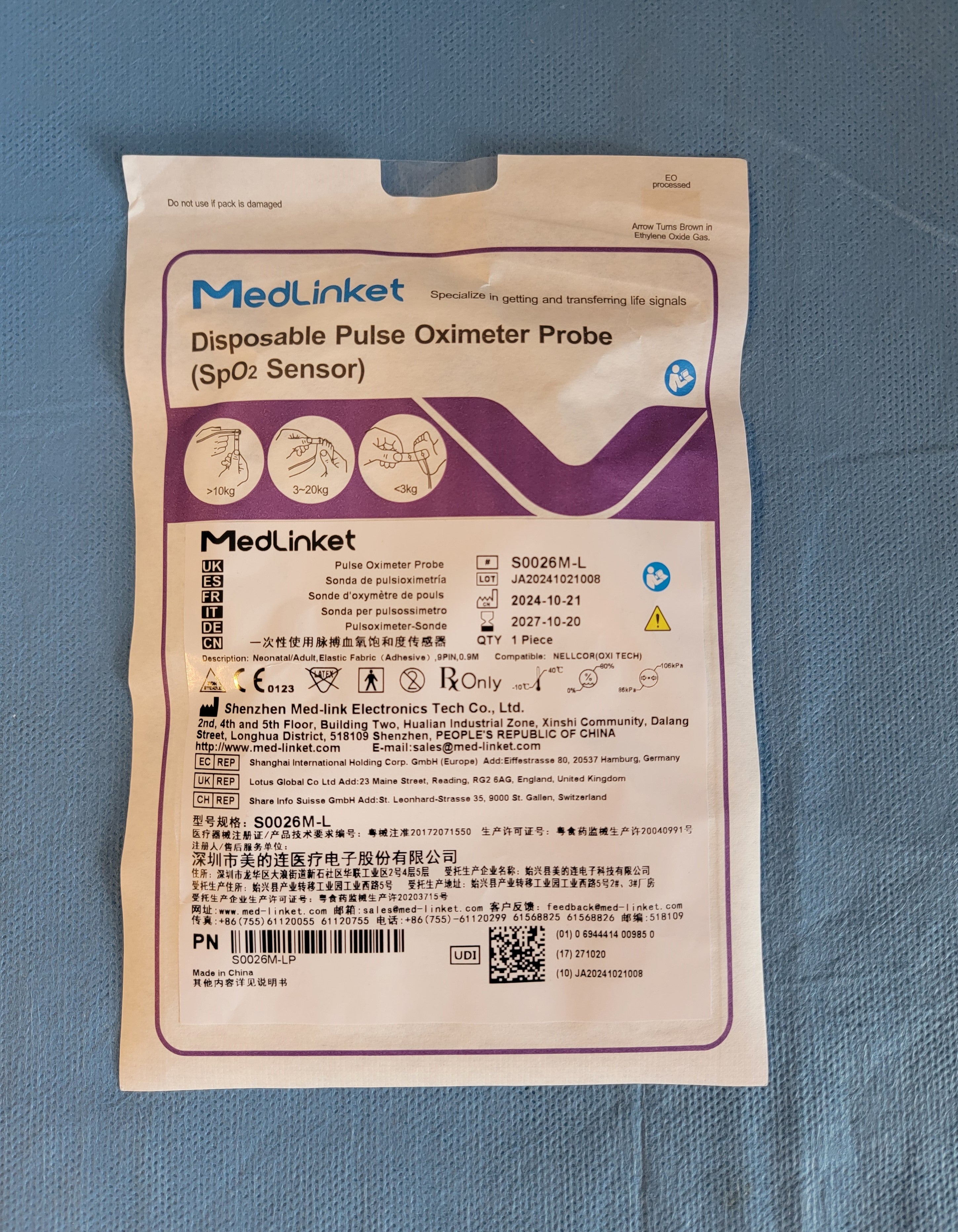 Spo2 Markers COVIDIEN/NELLCOR Neonatal Adult Disposable SPO2 MAXN (bundle of 5 ...