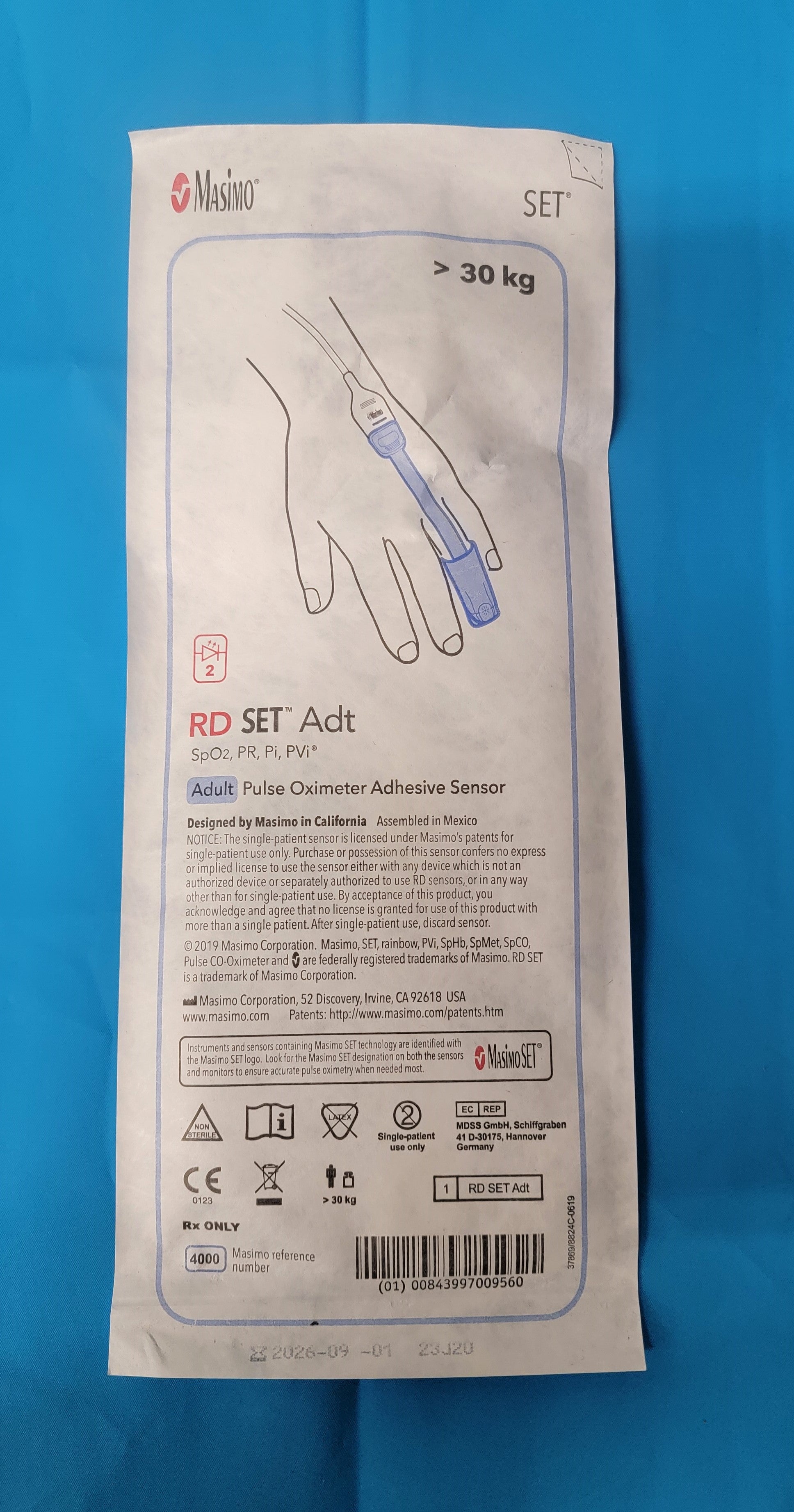 Masimo Rd Set Adt Masimo RD SET Adt 4000 SPO2 Sensor – Wholesale Medical Supply | BKMedStore