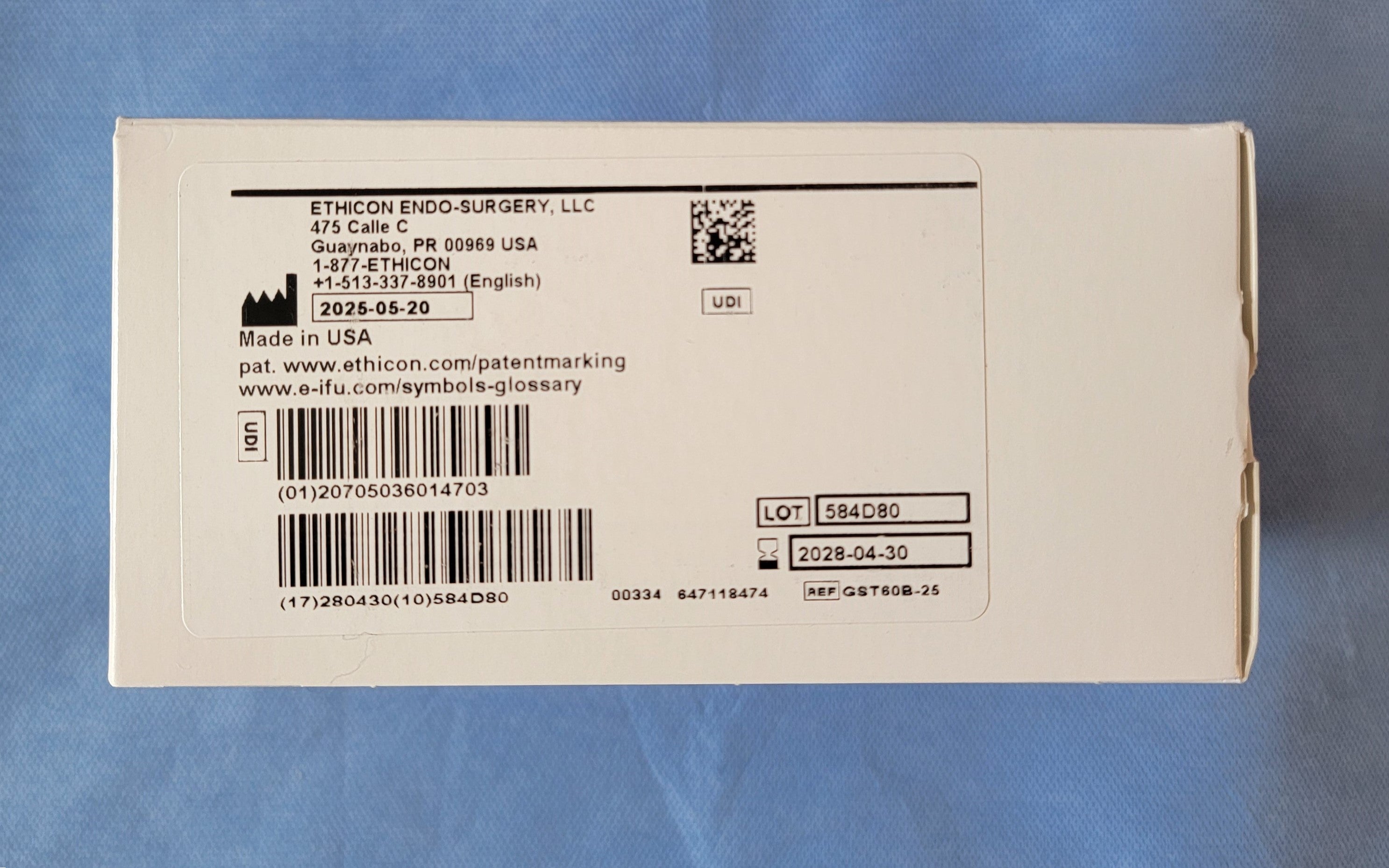 Ethicon Endo-Surgery GST60B Echelon Endopath (04/30/2028)