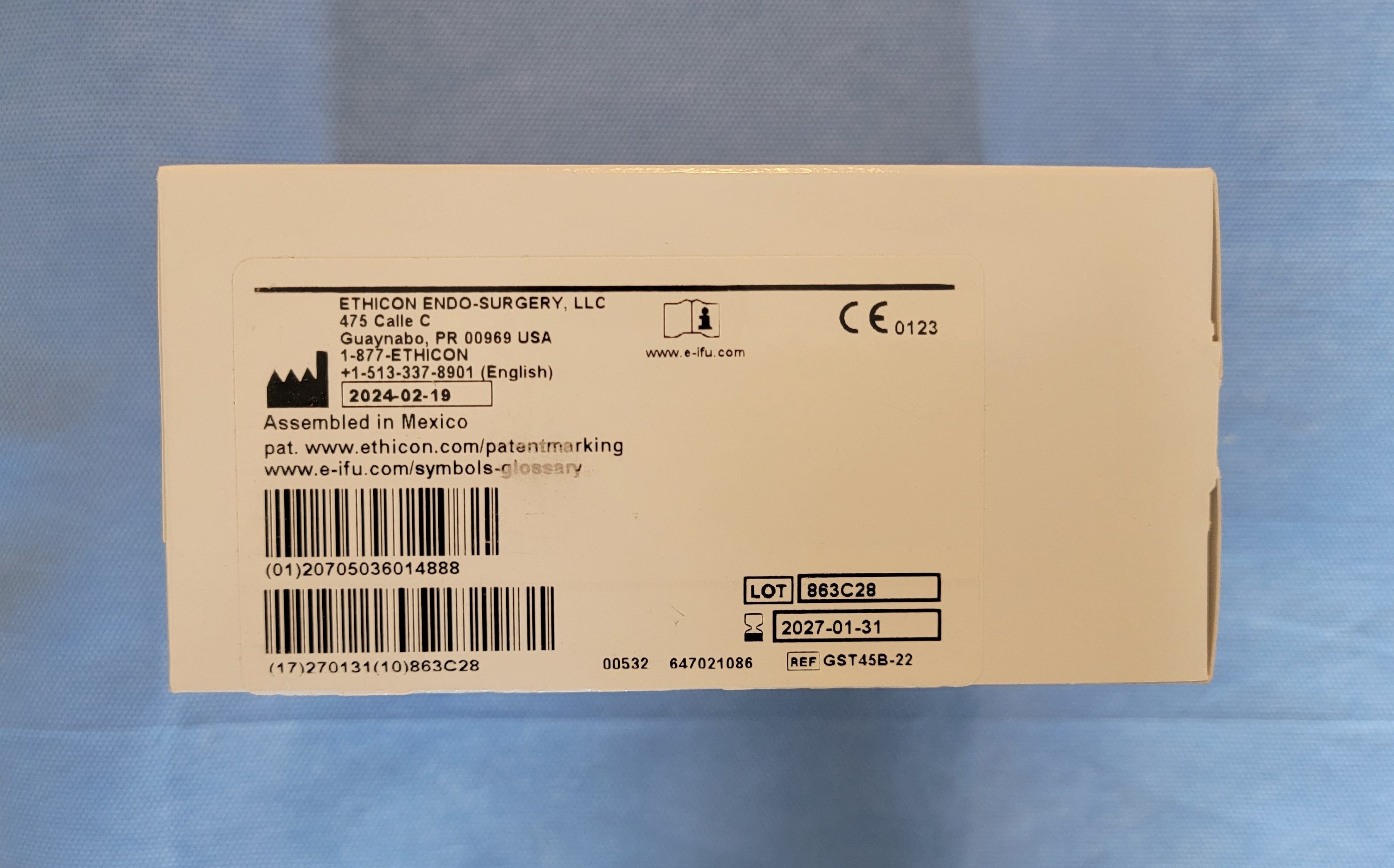 Ethicon Endo-Surgery GST45B Echelon Endopath (1/2027)