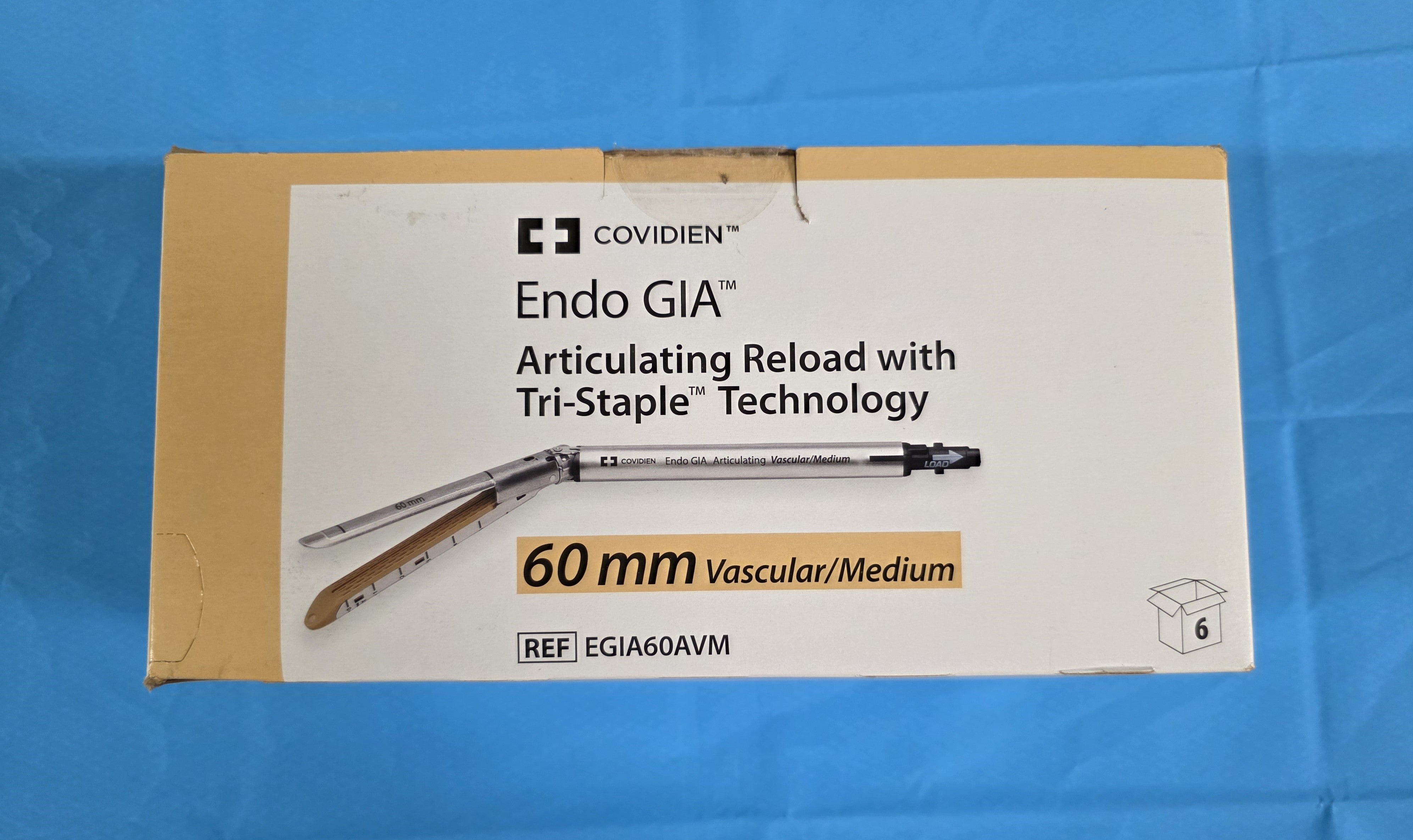 COVIDIEN Endo GIA Articulating Reload 60mm EGIA60AVM (2028)
