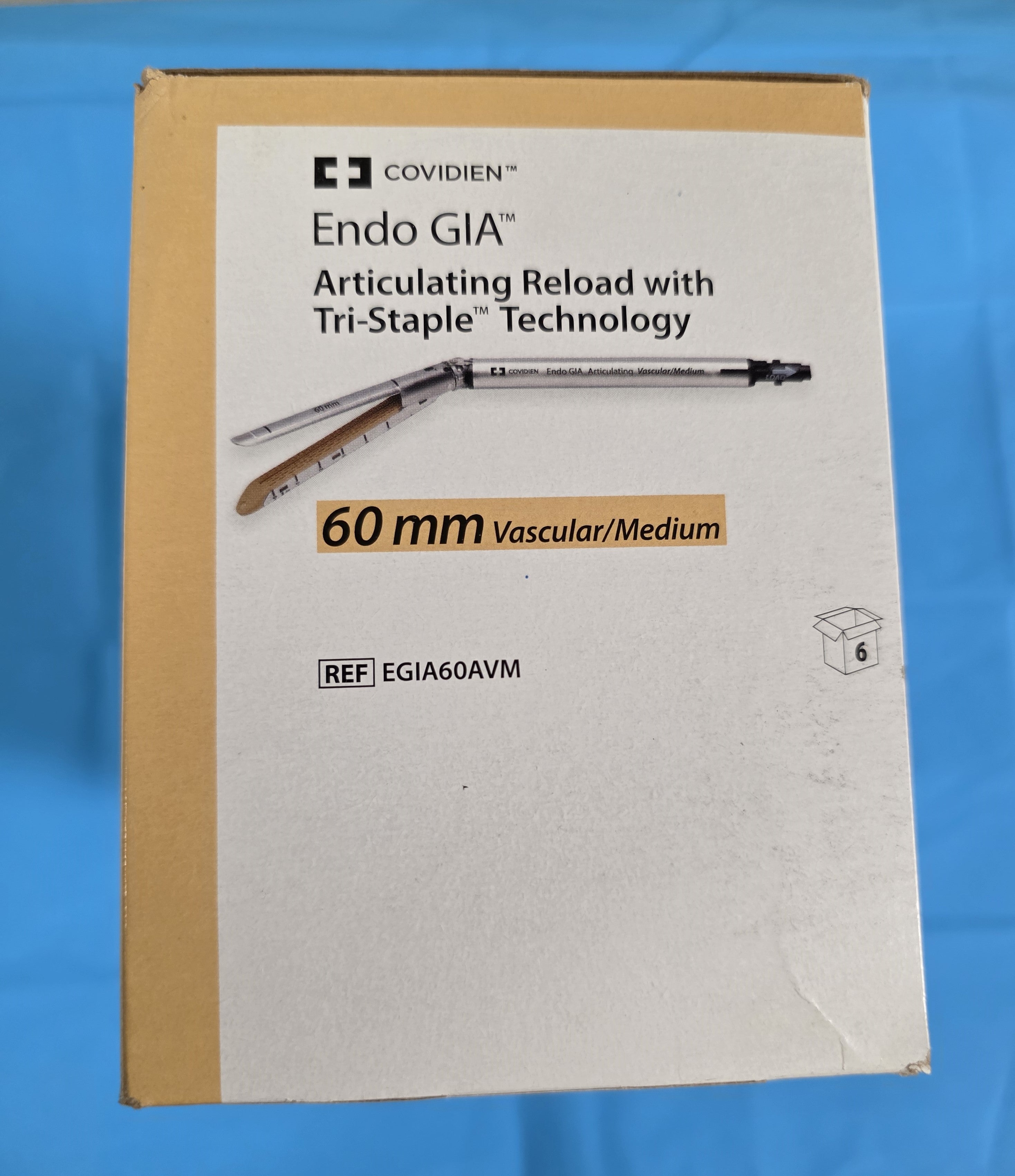 COVIDIEN Endo GIA Articulating Reload 60mm EGIA60AVM (2028)