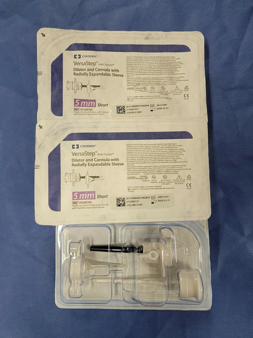 VersaStep Dilator and Cannula 5mm Short VS100705 (bundle of 3 units in date)